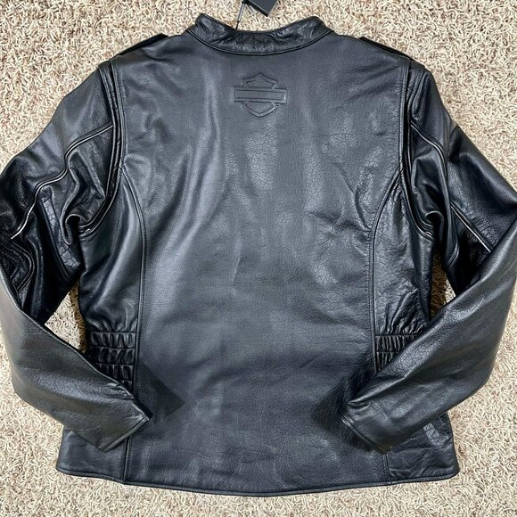 Harley-Davidson® Women's H-D Flex Layering Leather Jacket Outer Layer, Size XL - Picture 12 of 16